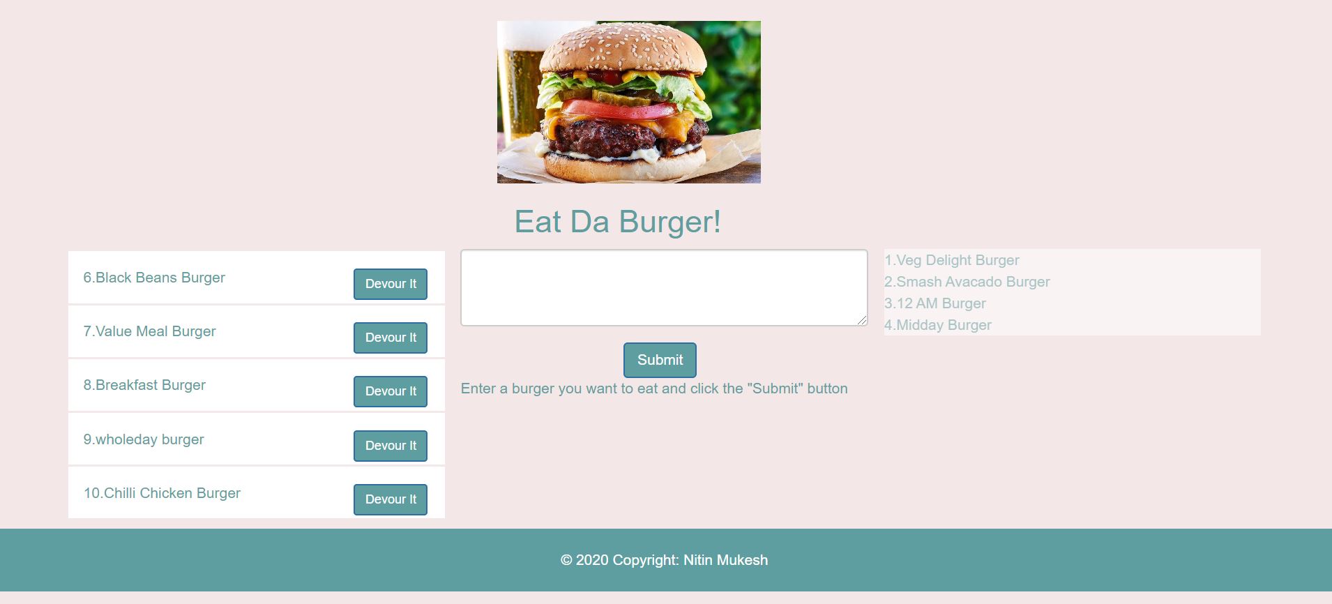 Eat Da Burger